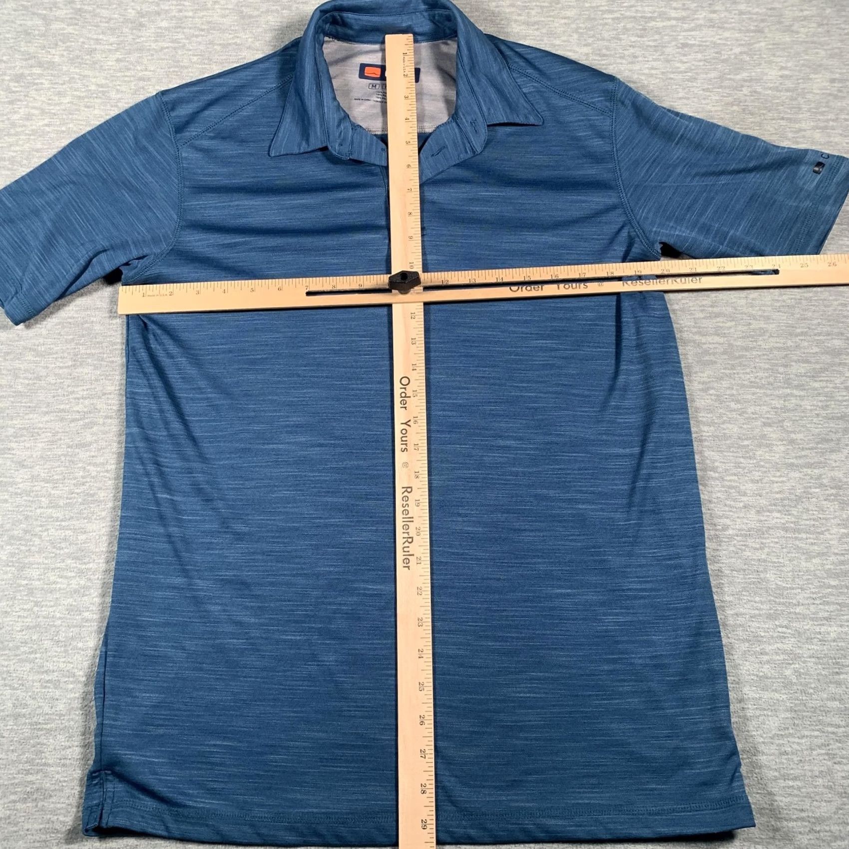 Vintage Cova Polo Shirt Mens M Blue UPF 50 Short Sleeve Golf Casual Shirt Size US M / EU 48-50 / 2 - 5 Thumbnail