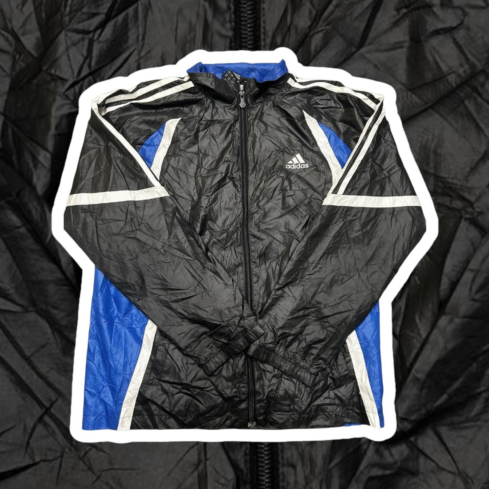 Adidas Adidas ClimaProof Jacket - Black & Blue Size US M / EU 48-50 / 2 - 1 Thumbnail