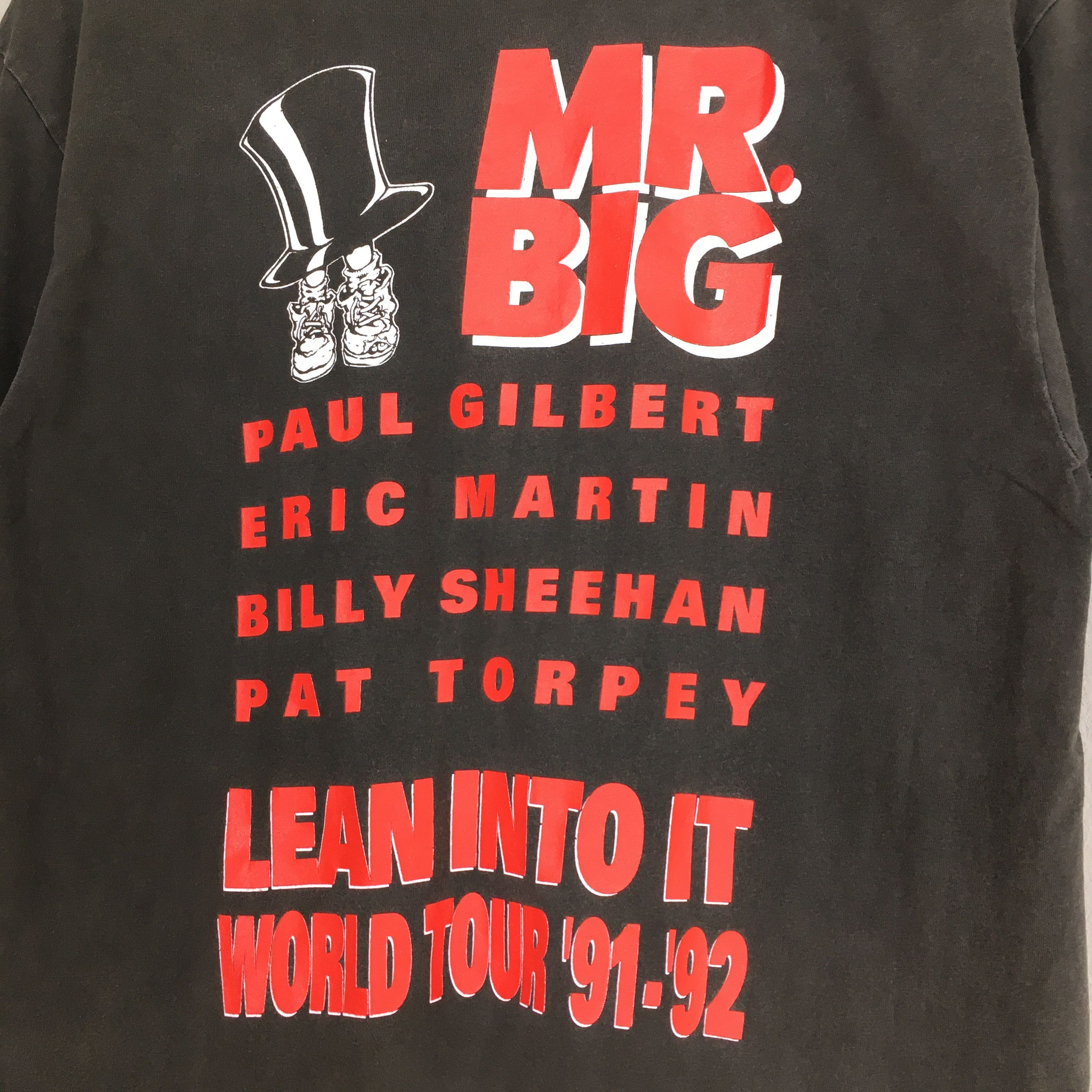Band Tees Vintage MR BIG Band Lean Into It Tshirt Small Size US S / EU 44-46 / 1 - 8 Thumbnail