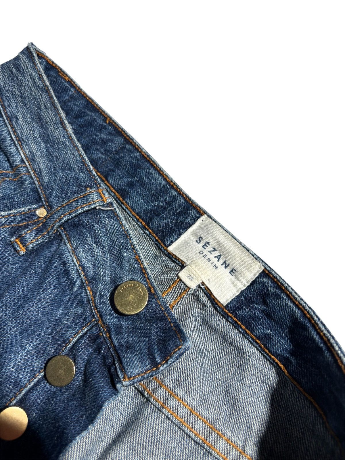 Sezane Sezane Jeans Womens Luxury Designer Size 28 Size 28" / US 6 / IT 42 - 4 Thumbnail