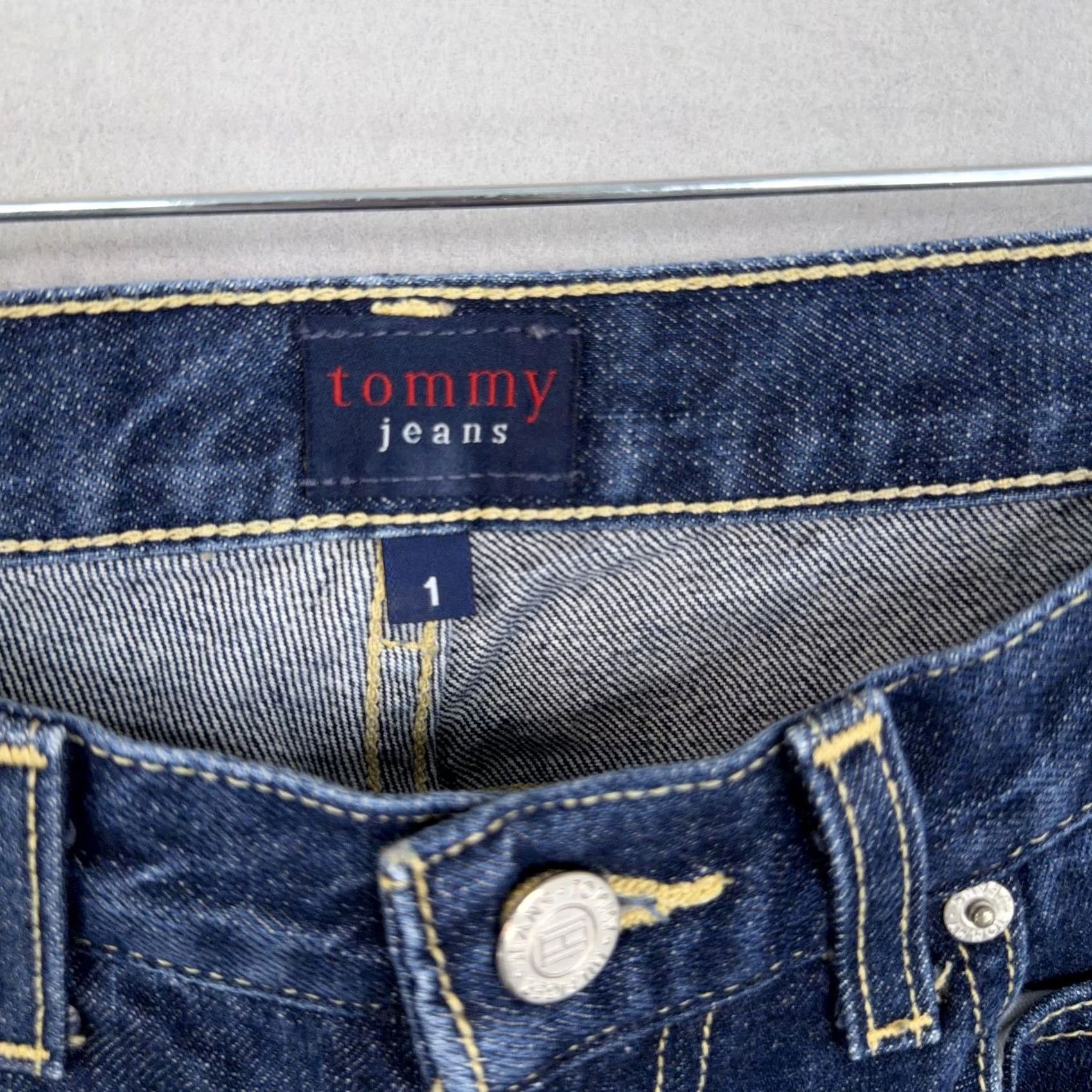 Vintage VINTAGE Tommy Jeans Jeans Womens 1 Blue Tapered Denim Juniors Y2K Roc Roc Womens Jeans Size 25" / US 0 / IT 36 - 4 Thumbnail