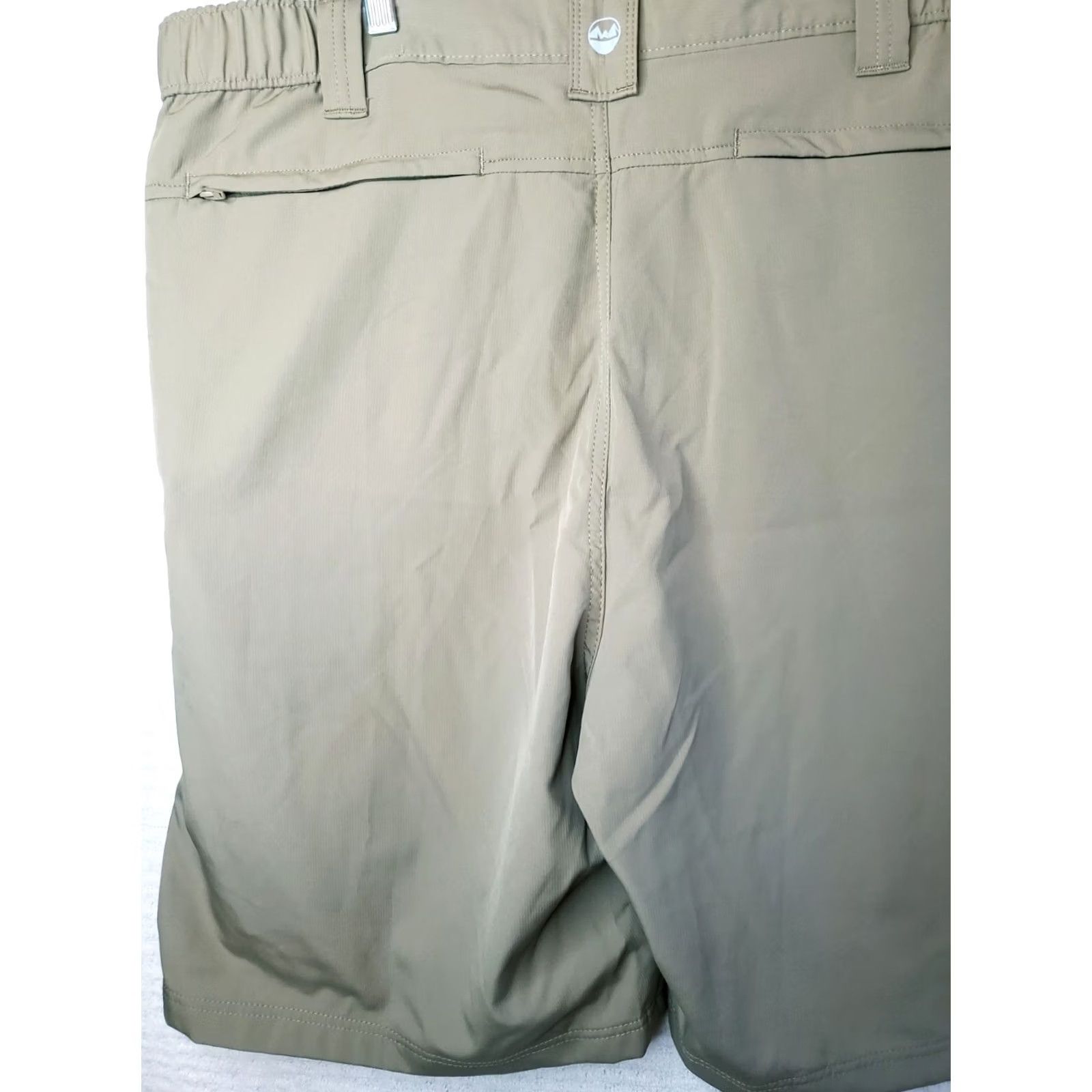 Wrangler Wrangler Outdoor Hiking Shorts Men's 44 Tan Khaki Elastic Waist Polyester NWOT! Size US 44 / EU 60 - 7 Thumbnail