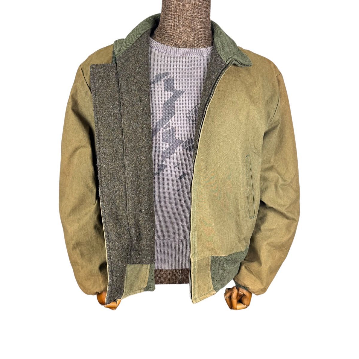 I. Spiewak And Sons 🌟VTG 70s I SPIEWAK SONS COMBAT TANKER T1 BOMBER JACKET Size US L / EU 52-54 / 3 - 3 Thumbnail