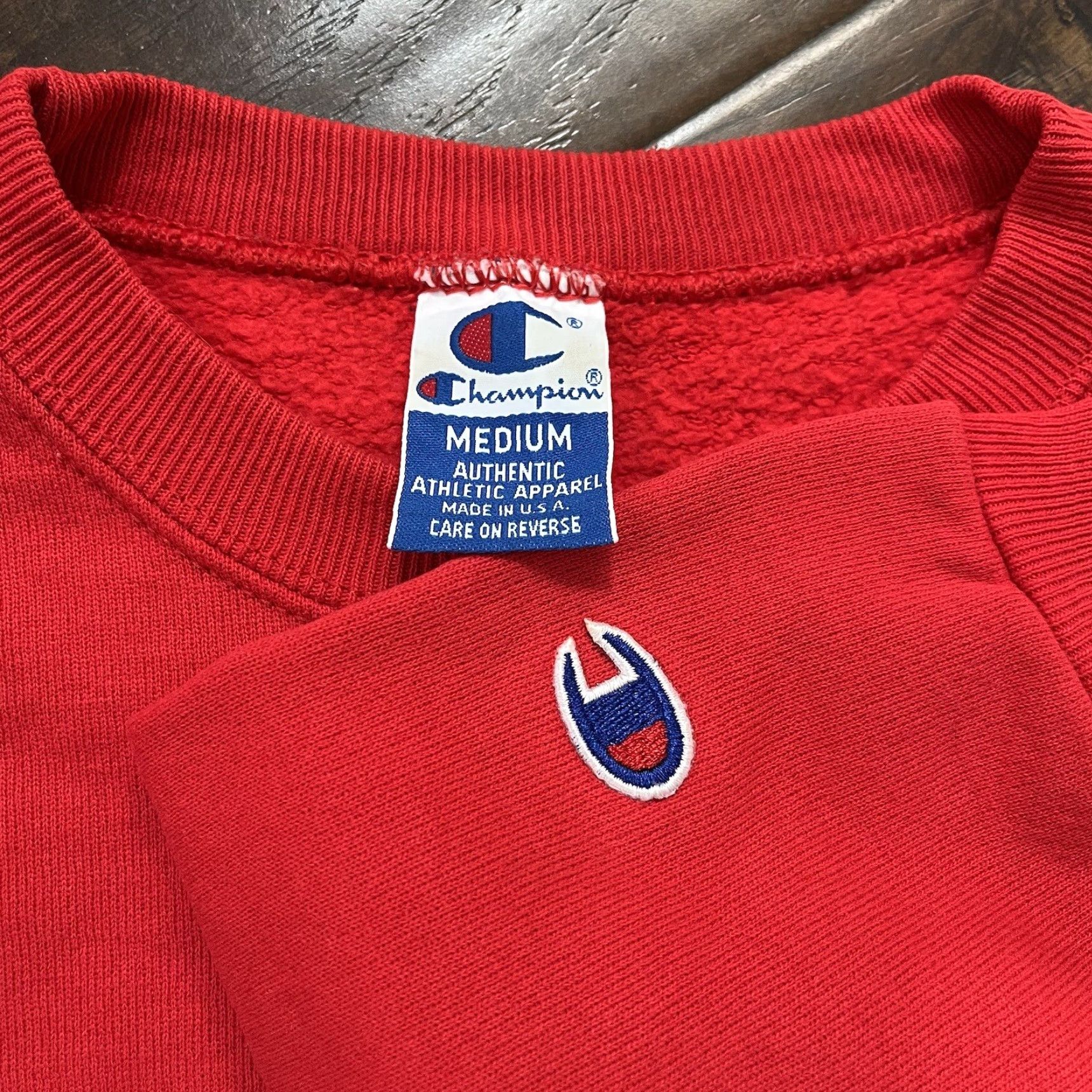 Champion VINTAGE Champion OSU Buckeyes Crewneck Sweatshirt Red XL Men Pullover 90s Sports Ohio State Buckeyes Size US XL / EU 56 / 4 - 6 Thumbnail
