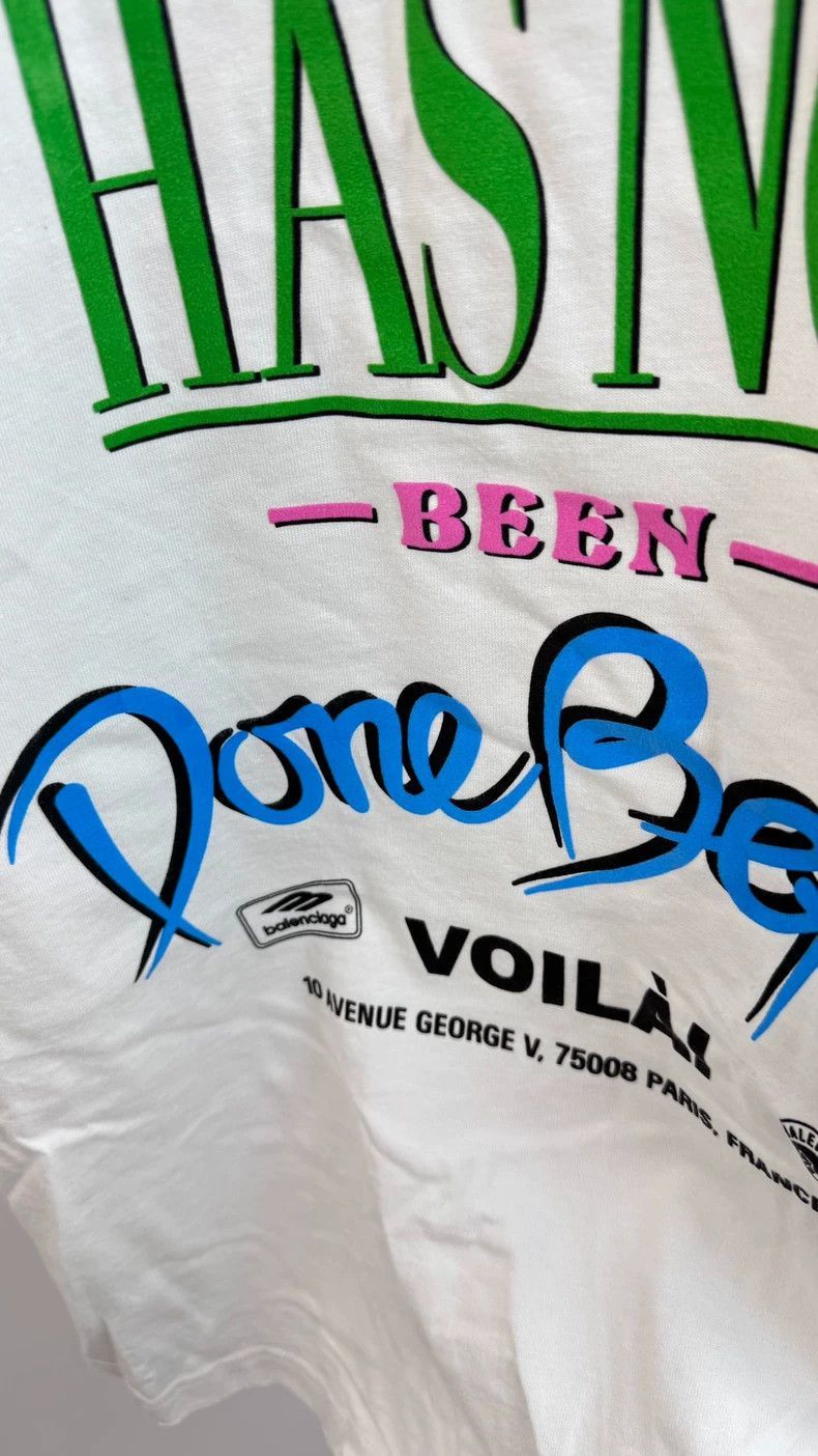 Balenciaga Balenciaga Logo Short Sleeve T-Shirt for Summer-2506 Size US M / EU 48-50 / 2 - 5 Thumbnail