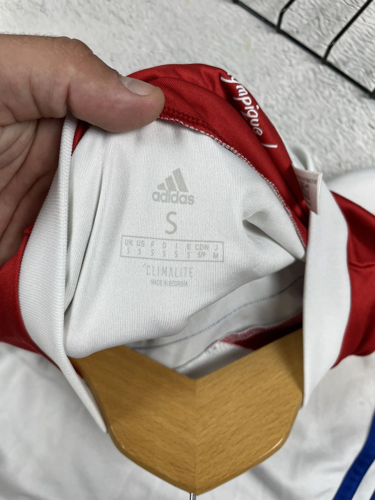 Adidas × Vintage Vintage Olympique Lyonnais 2018/19 Adidas Jersey Blokcore S Size US S / EU 44-46 / 1 - 10 Thumbnail