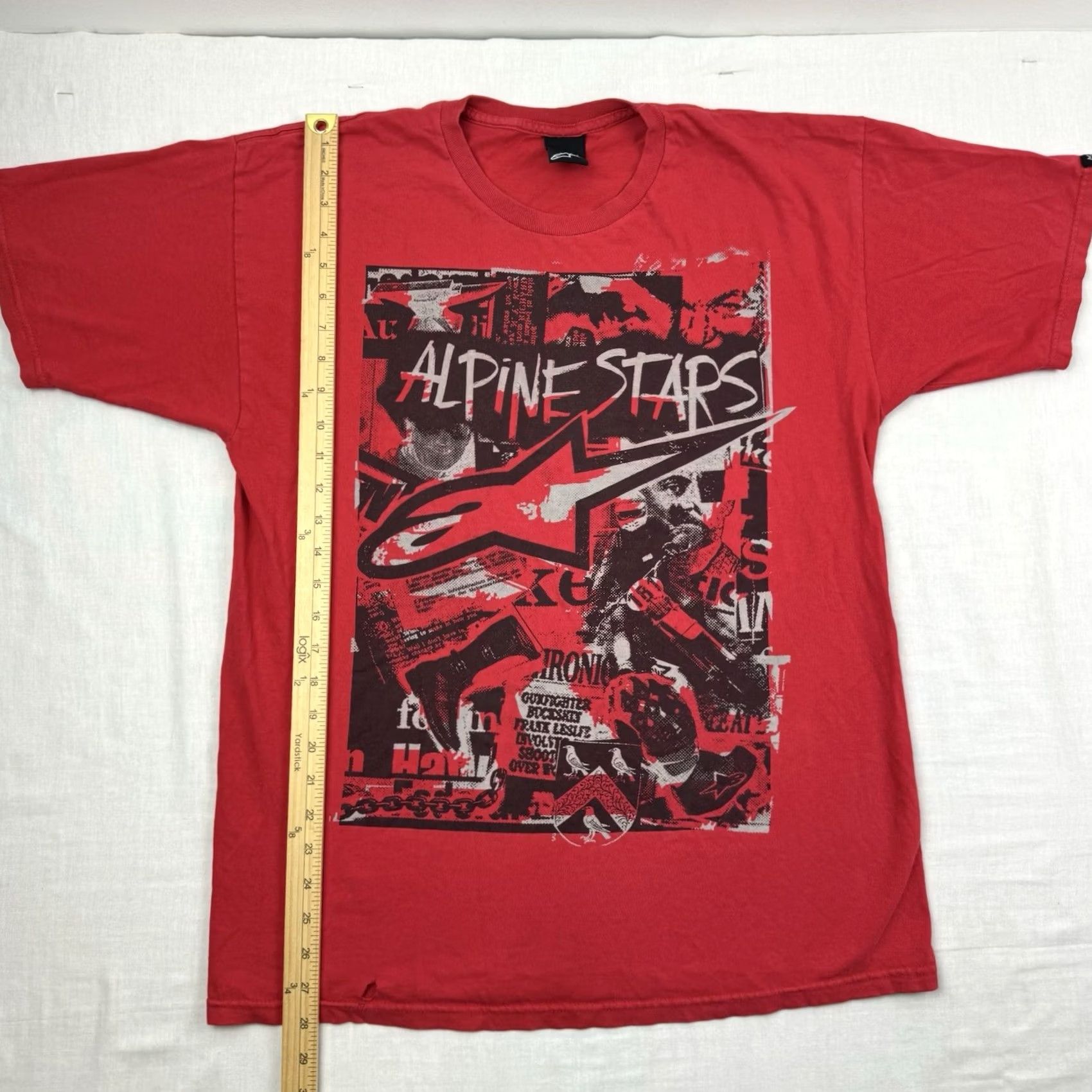 Alpinestars VINTAGE Alpinestars T Shirt Adult Large Diet Bikes Grunge Punk Y2K Hipster Mens Size US L / EU 52-54 / 3 - 6 Thumbnail