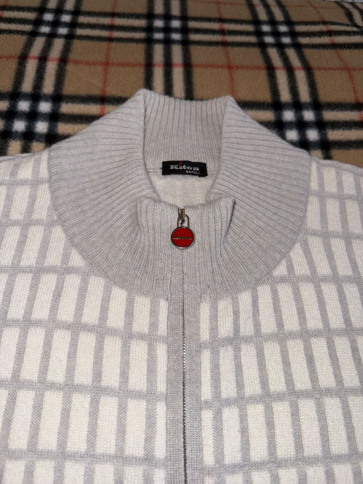 Kiton Kiton Cashmere Zip Cardigan Size US L / EU 52-54 / 3 - 4 Thumbnail