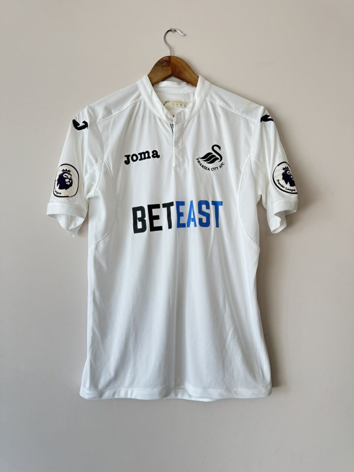 Joma Jack Cork #24 Swansea City 2016-2017 Match Worn Signed Shirt Size US M / EU 48-50 / 2 - 2 Thumbnail
