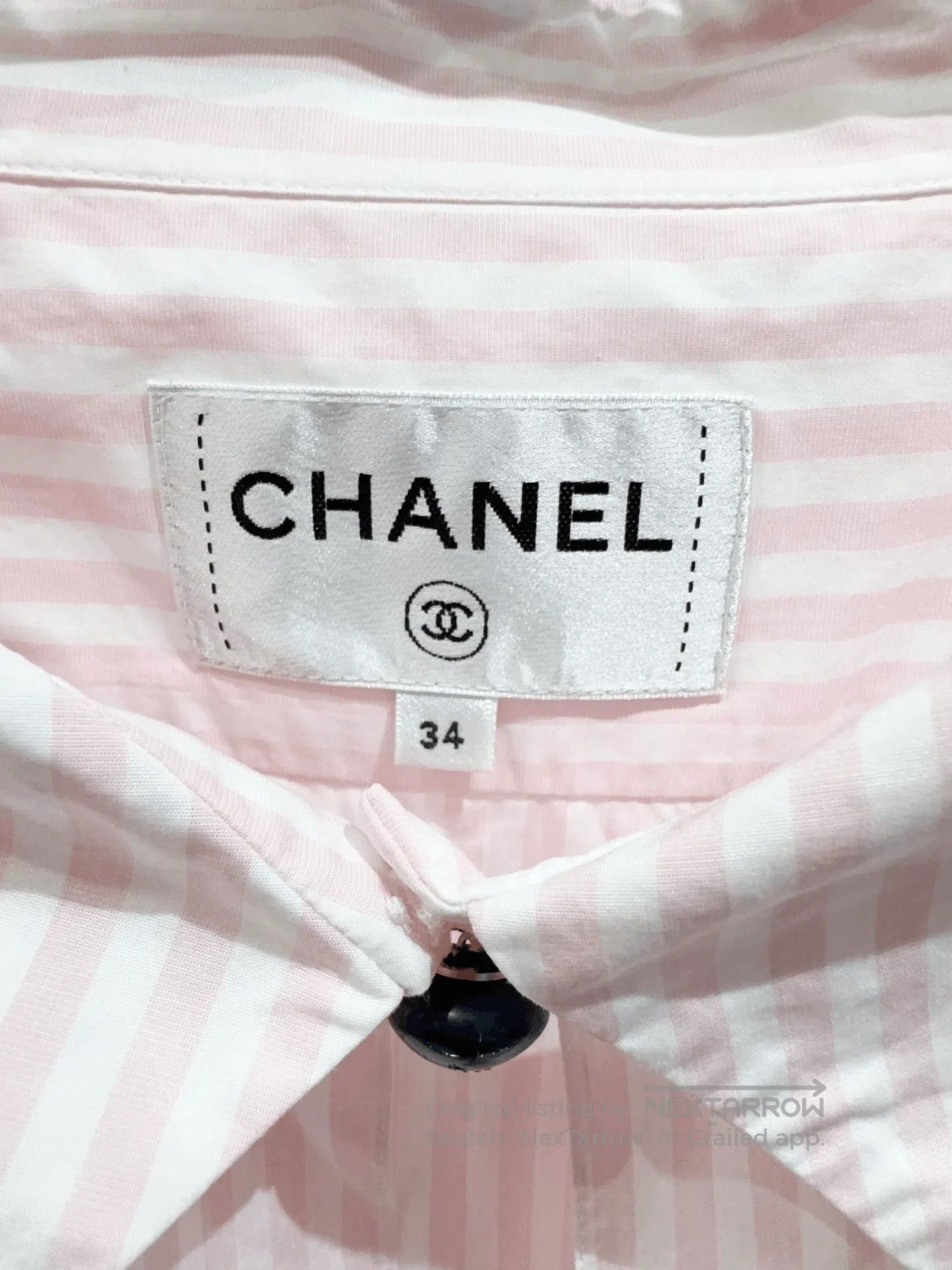Chanel Chanel Women's Pink Shirt. Size XXS / US 00 / IT 34 - 3 Thumbnail