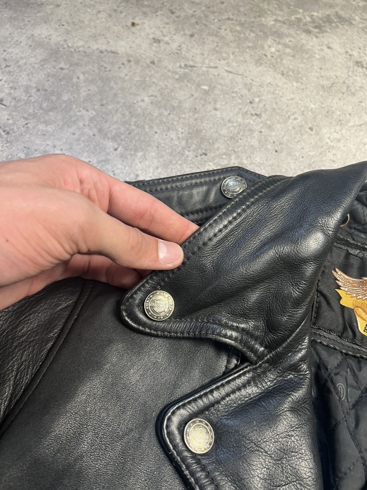 Harley Davidson HARLEY DAVIDSON vintage leather jacket Size US M / EU 48-50 / 2 - 10 Thumbnail