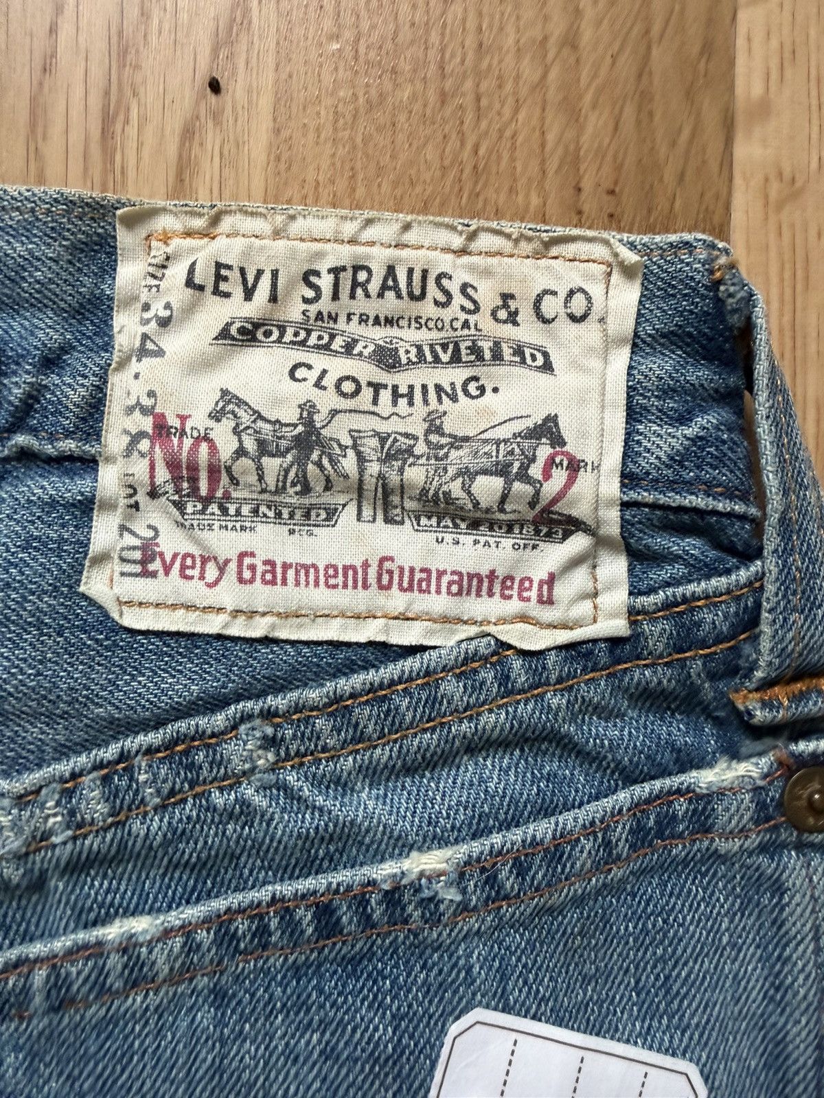 Levi's Vintage Clothing Levis Vintage LVC 201 Deadstock Size US 34 / EU 50 - 11 Thumbnail