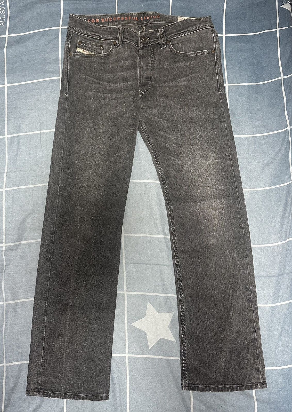 Diesel Vintage Diesel Denim Gray Jeans Size 33 Size US 33 - 11 Thumbnail