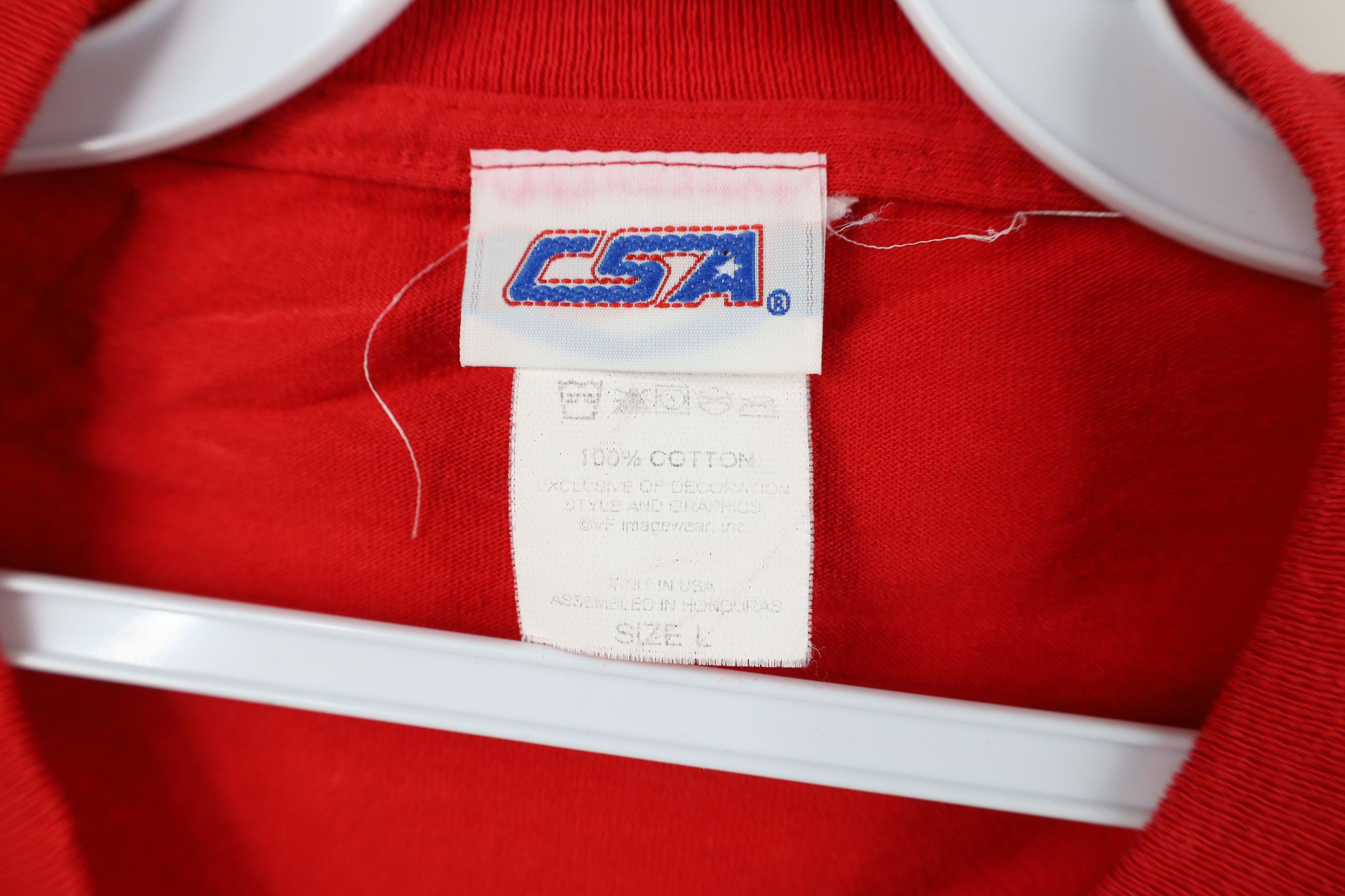 Vintage Vintage Y2K 2004 Red Wings Hockey Short Sleeve T-Shirt Size US L / EU 52-54 / 3 - 10 Thumbnail