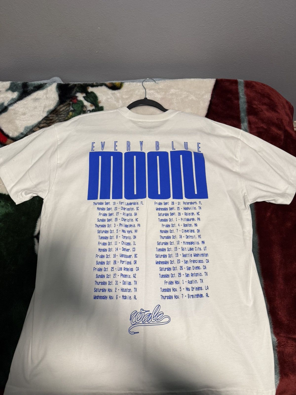 Other Wale Every Blue Moon Tour T-Shirt Size US L / EU 52-54 / 3 - 3 Thumbnail