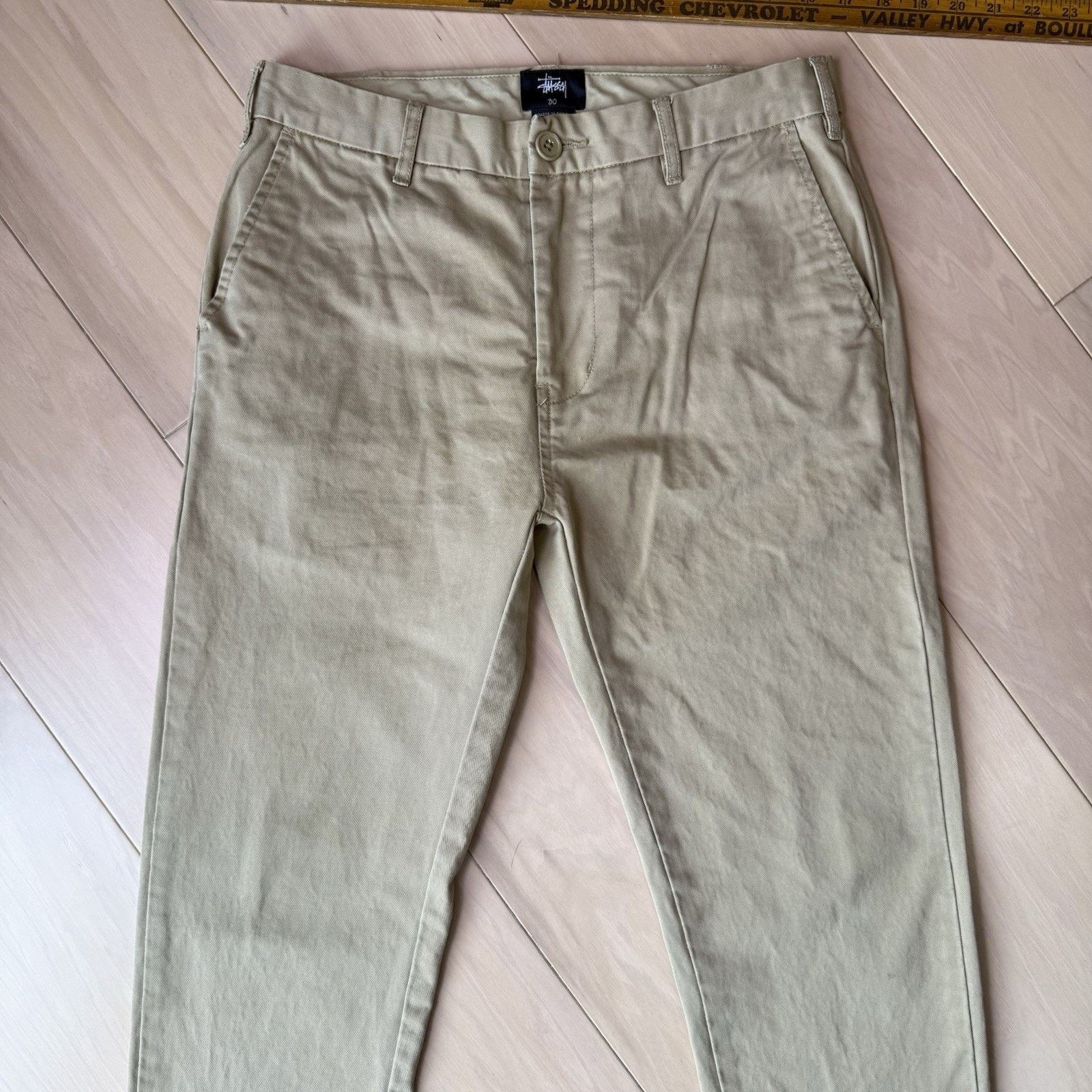 Stussy Vintage Stussy Chino Pants 30 Khaki Minimalist Streetwear Size US 30 / EU 46 - 3 Thumbnail