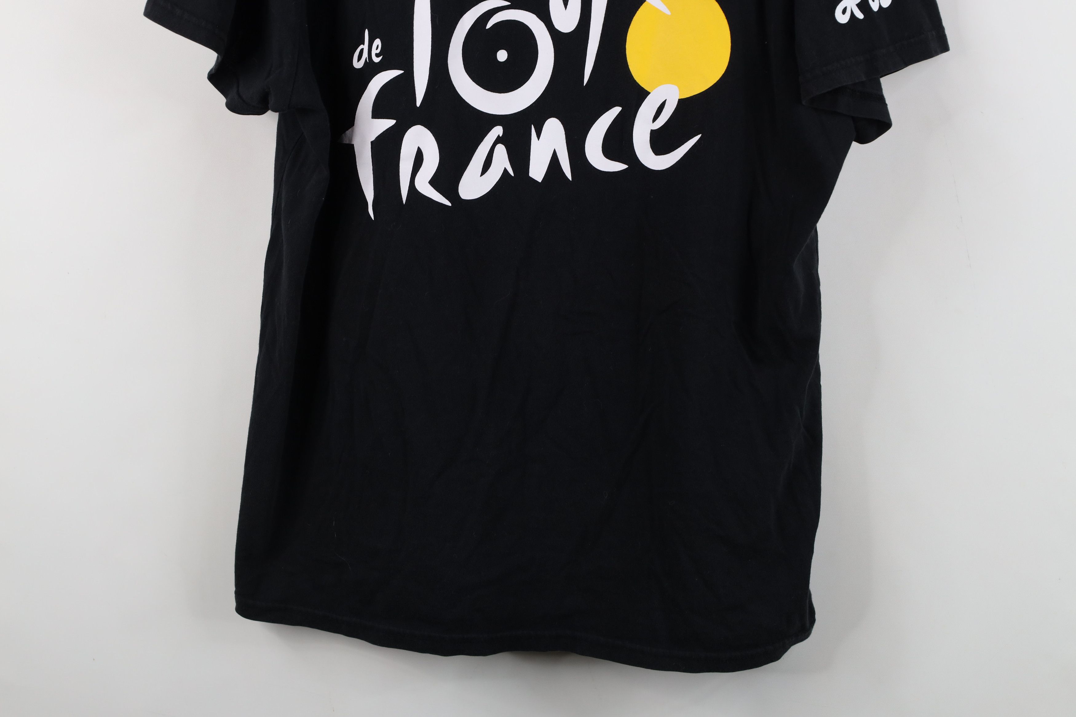 Vintage Vintage Mythique Tour de France Cycling Race T-Shirt Black Size US XL / EU 56 / 4 - 3 Thumbnail