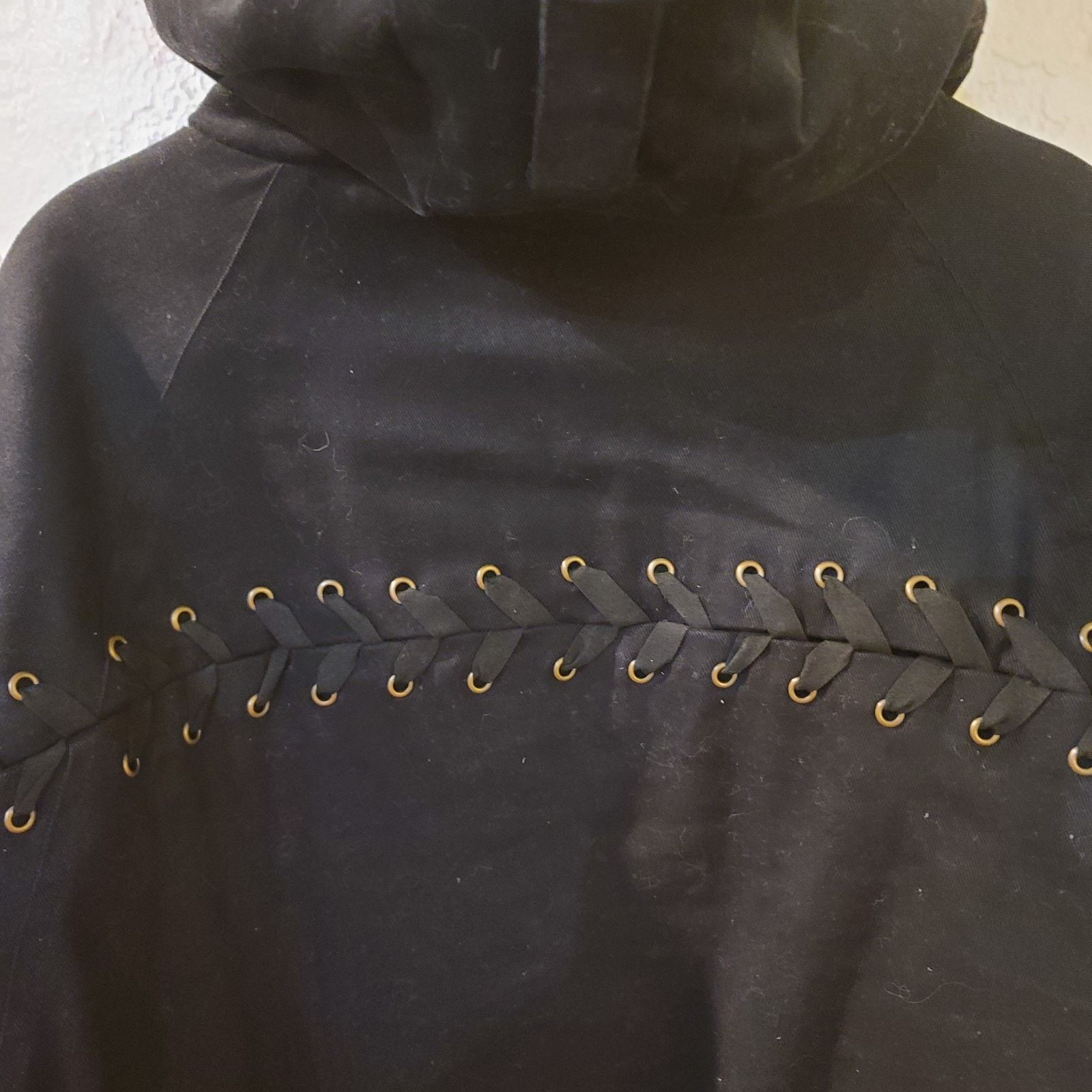 Maje Maje Parka Coat Jacket 40 Black Grillona Model Leather Trim Size S / US 4 / IT 40 - 4 Thumbnail