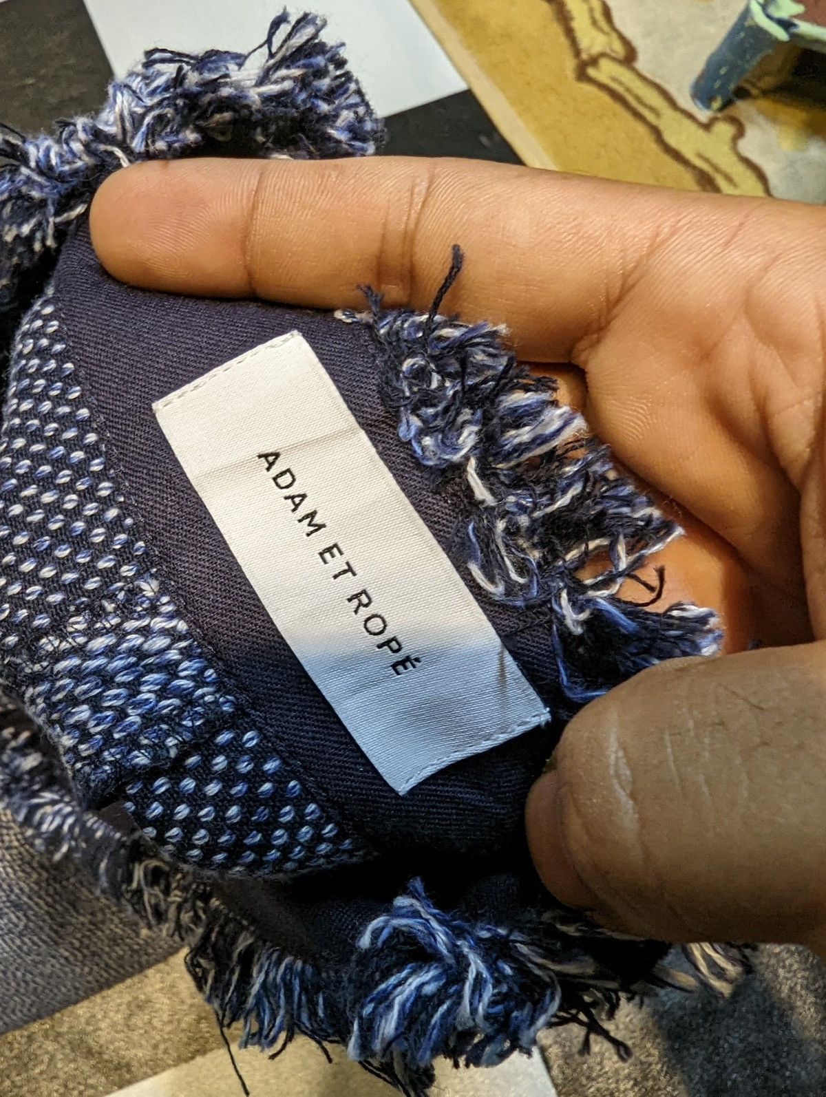 ADAM ET ROPE Adam Er Rope Baggy Pants Blue Size 28" / US 6 / IT 42 - 5 Thumbnail