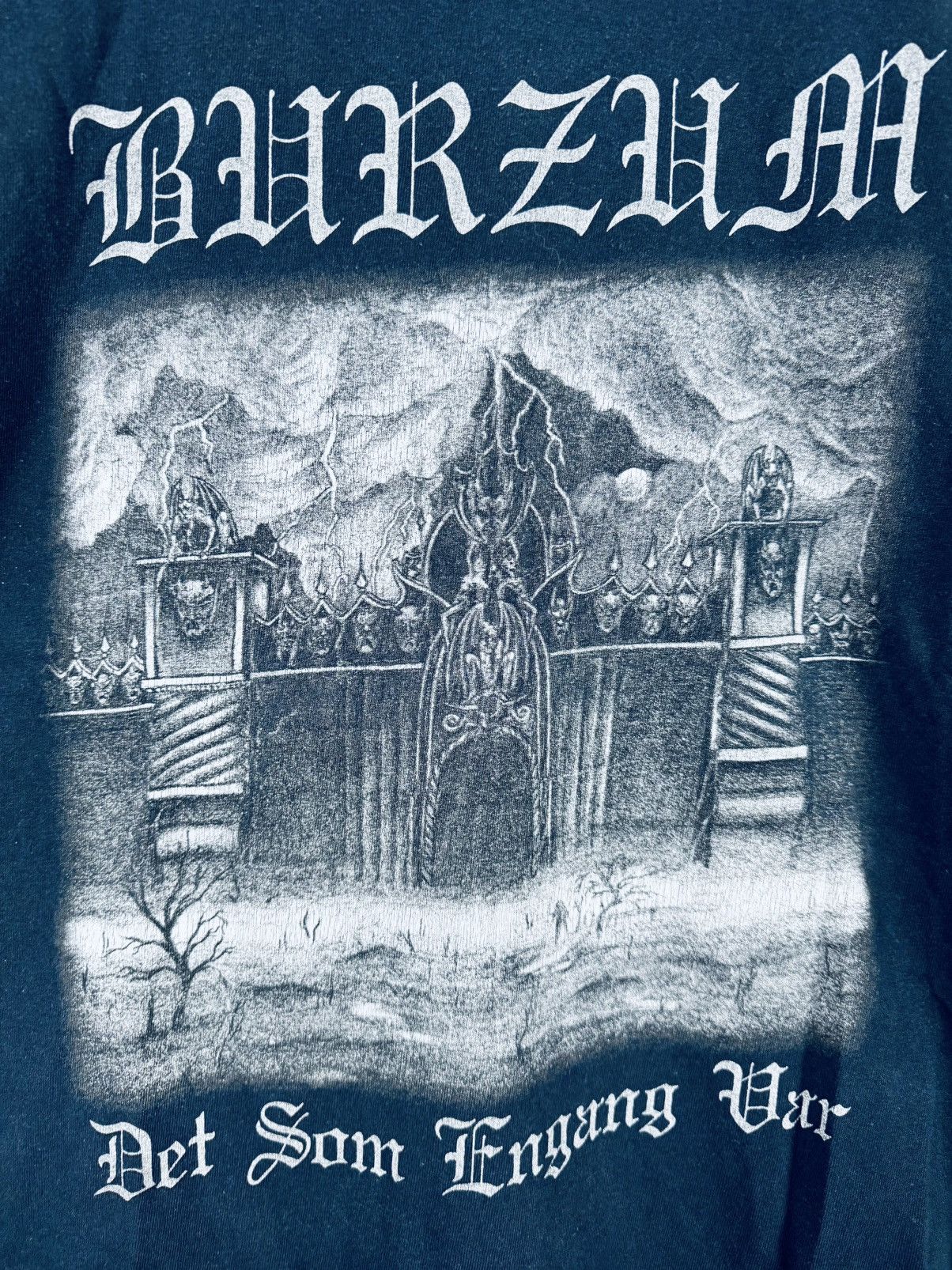 Vintage Burzum Det Som Engang Var 1998 Official Razamataz Size US XL / EU 56 / 4 - 2 Thumbnail