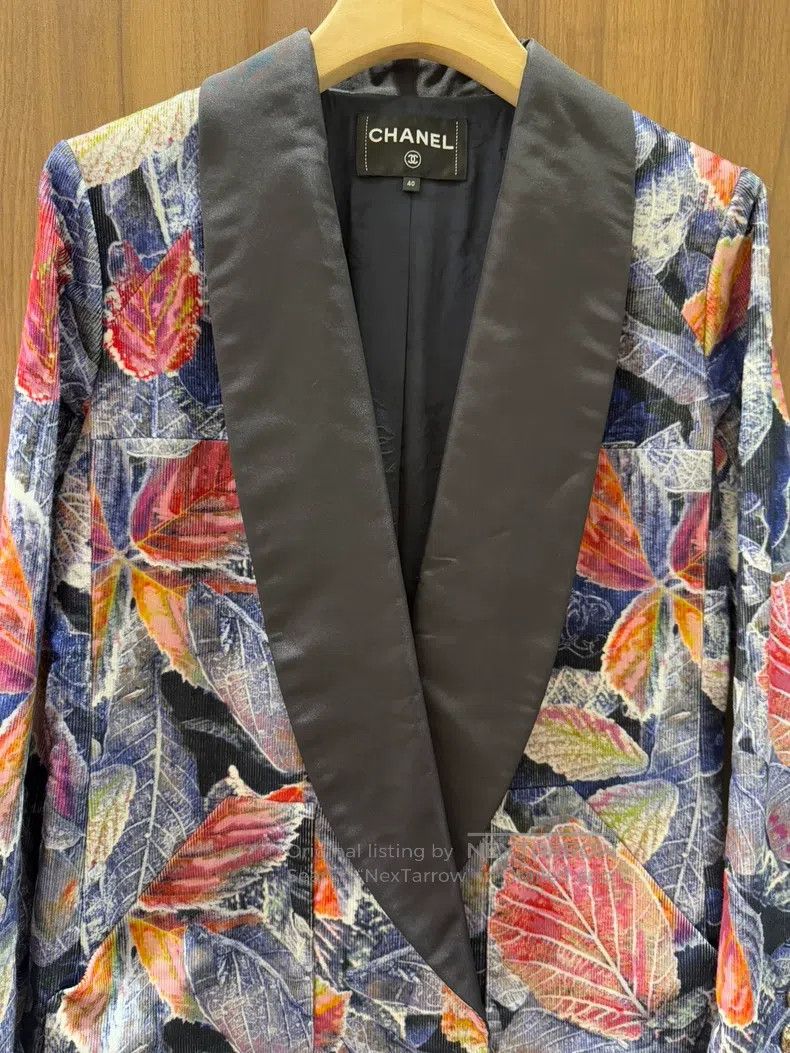 Chanel Chanel 18K Forest Series Leaves Jacket Size S / US 4 / IT 40 - 4 Thumbnail