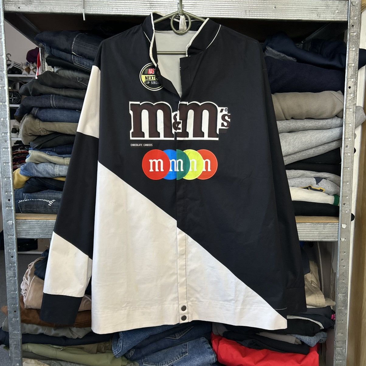 NASCAR Vintage Nascar M&Ms Racing Big logo Light jacket size L Size US L / EU 52-54 / 3 - 1 Thumbnail