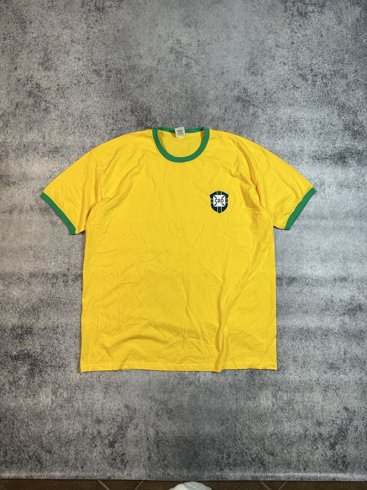 Vintage Vintage Brazil Pele 10 Soccer T-shirt Blokecore XXL Y2K Size US XXL / EU 58 / 5 - 3 Thumbnail