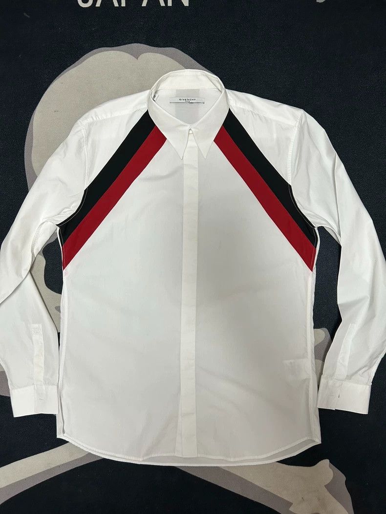 Givenchy Givenchy Shirt with classic striped patchwork Size US XXL / EU 58 / 5 - 1 Thumbnail