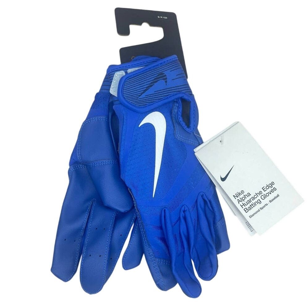 Nike Nike Alpha Huarache Edge Batting Gloves Royal Blue Mens Sz S Size ONE SIZE - 3 Thumbnail
