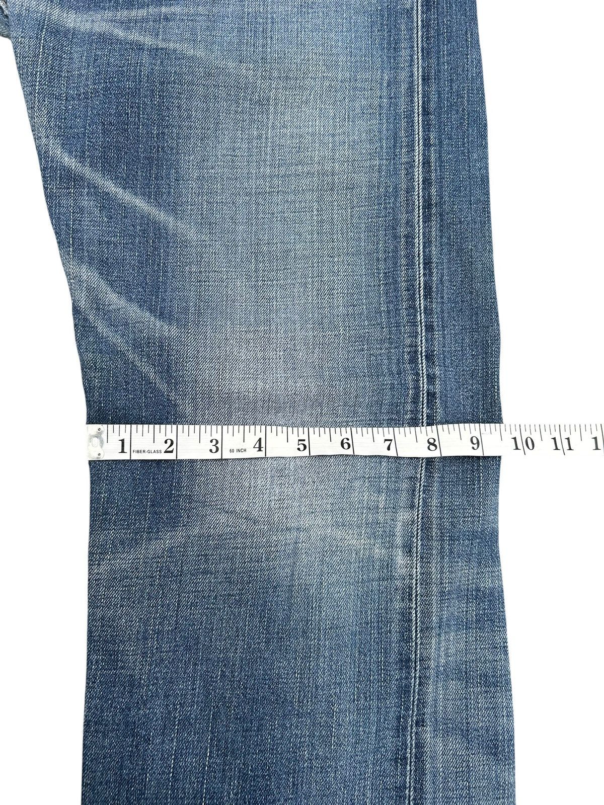 Kapital Buckle Back Vintage Edwin Selvedge Distressed Denim Jeans Size US 37 - 21 Thumbnail