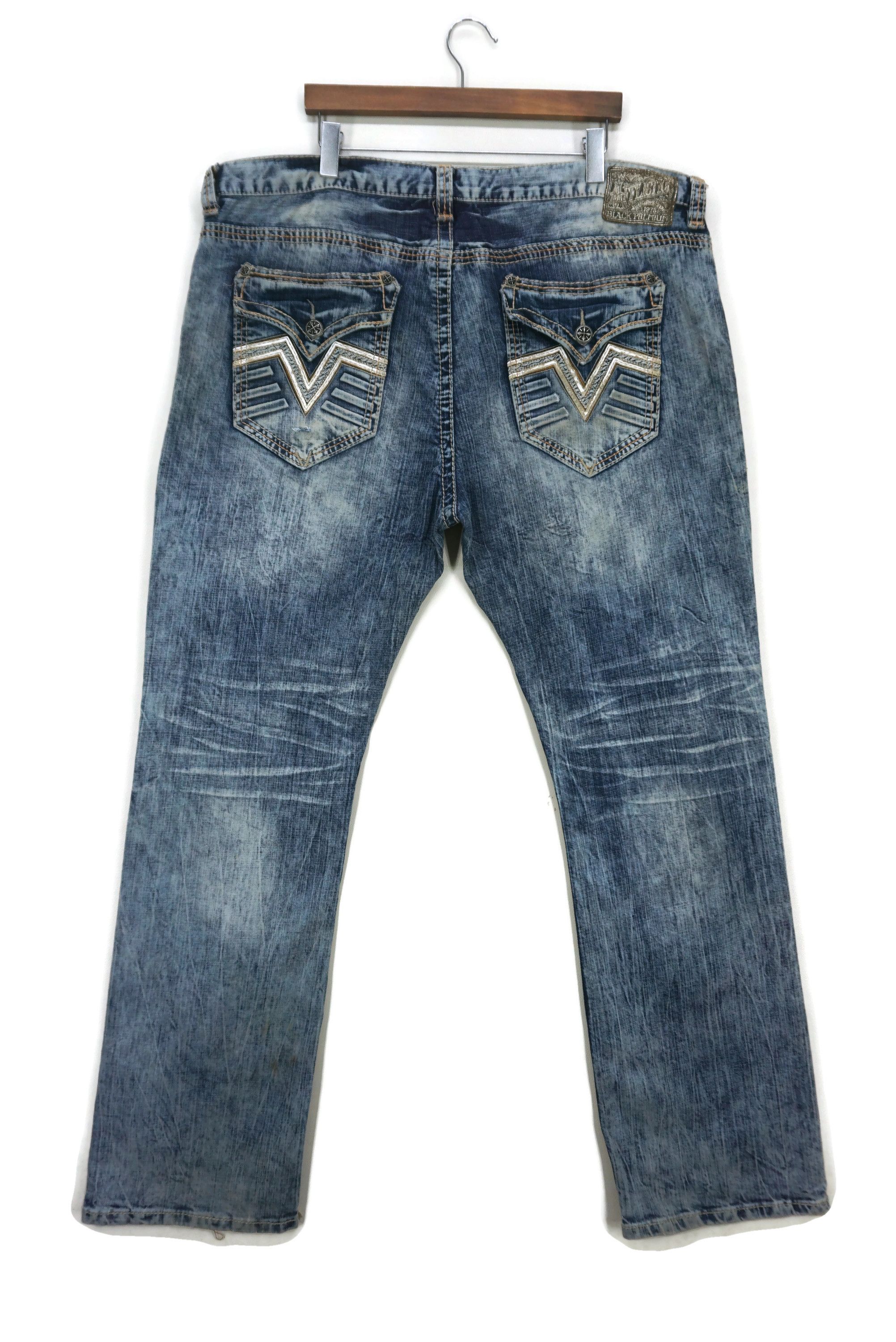 Affliction Blake Jeans Size 42 fit W45xL34.5 Black Premium Denim Size US 42 / EU 58 - 1 Thumbnail