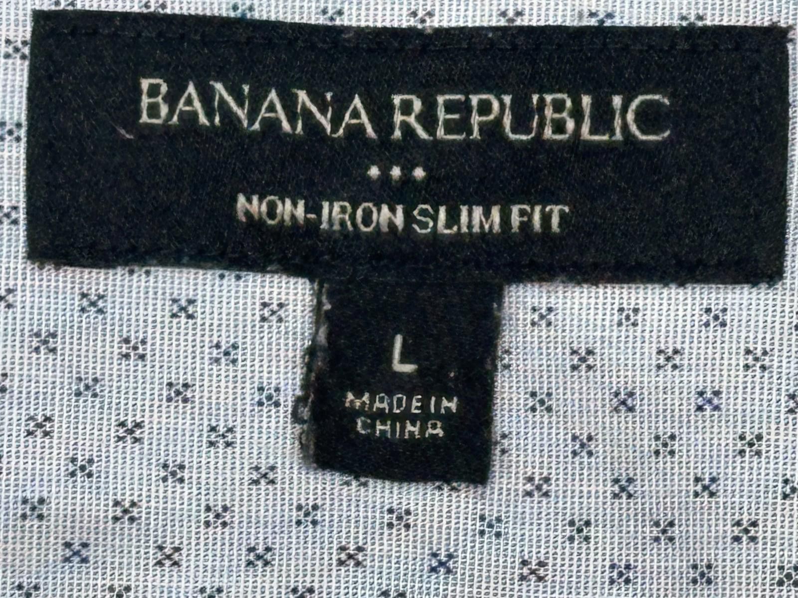 Banana Republic Banana Republic Slim Fit Non-Iron Button Up Shirt Blue Men L Size US L / EU 52-54 / 3 - 7 Thumbnail