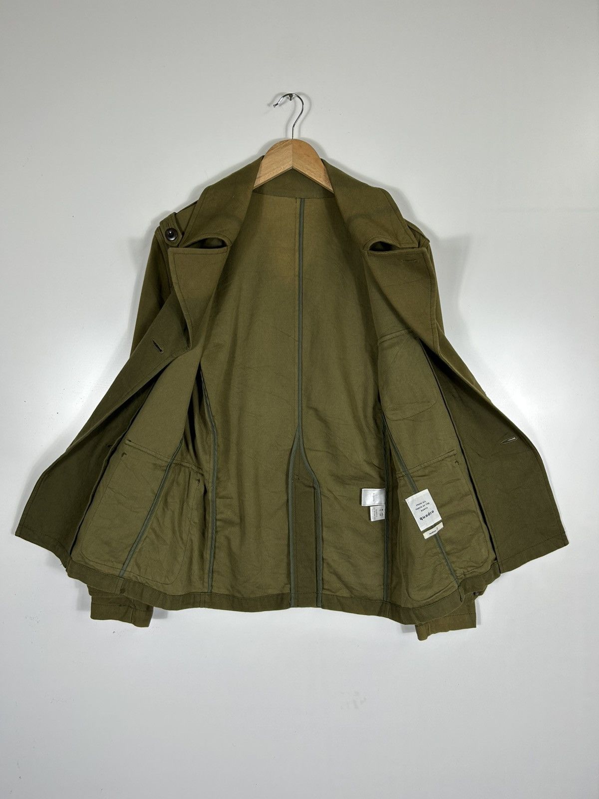 Japanese Brand 🔥Quadro Workwear Style Double Breast Coat Jacket Size US S / EU 44-46 / 1 - 9 Thumbnail