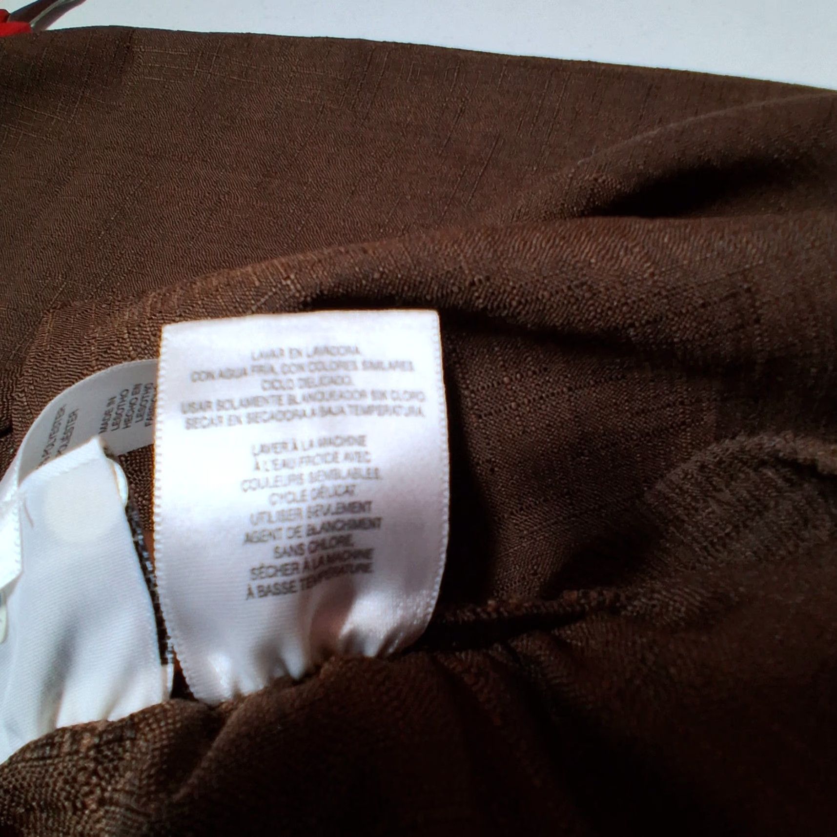 Vintage VINTAGE Alfred Dunner Pants Plus Size 20 Brown Woven Slacks Elastic Waist Pull On Dress Pants Womens Wide Slim Regular 29" Inseam Size 42" / US 20 - 6 Thumbnail