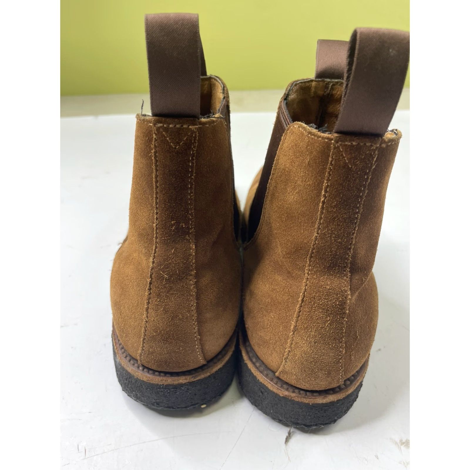 J.Crew J.Crew Suede Chelsea Boots Dress Boots Men 8.5 Brown Chelsea Suede Leather Soles Boots Mens Size US 9 / EU 42 - 4 Thumbnail