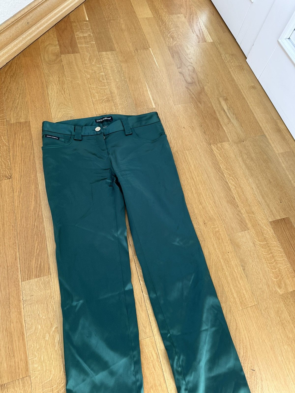 Dolce & Gabbana Women’s Dolce Gabbana Silk Pants 38 IT Size 26" / US 2 / IT 38 - 5 Thumbnail
