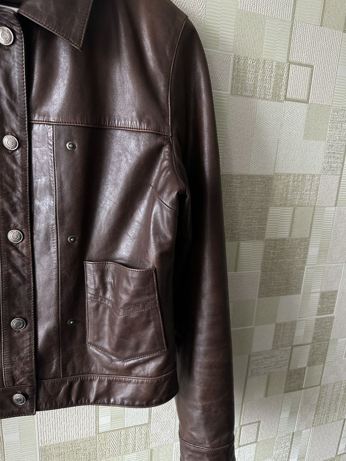 Ben Sherman Ben Sherman women’s learher jacket size S good cond Size M / US 6-8 / IT 42-44 - 3 Thumbnail