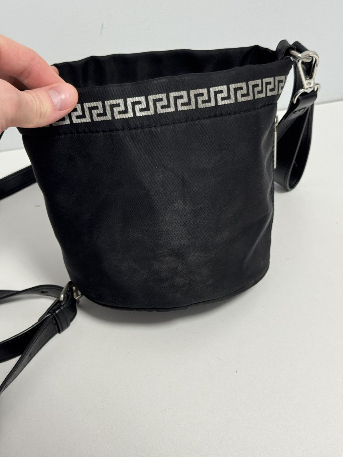 Versace Versace Parfums Black Carry Handbag Totebag And Sports Bag Size ONE SIZE - 10 Thumbnail