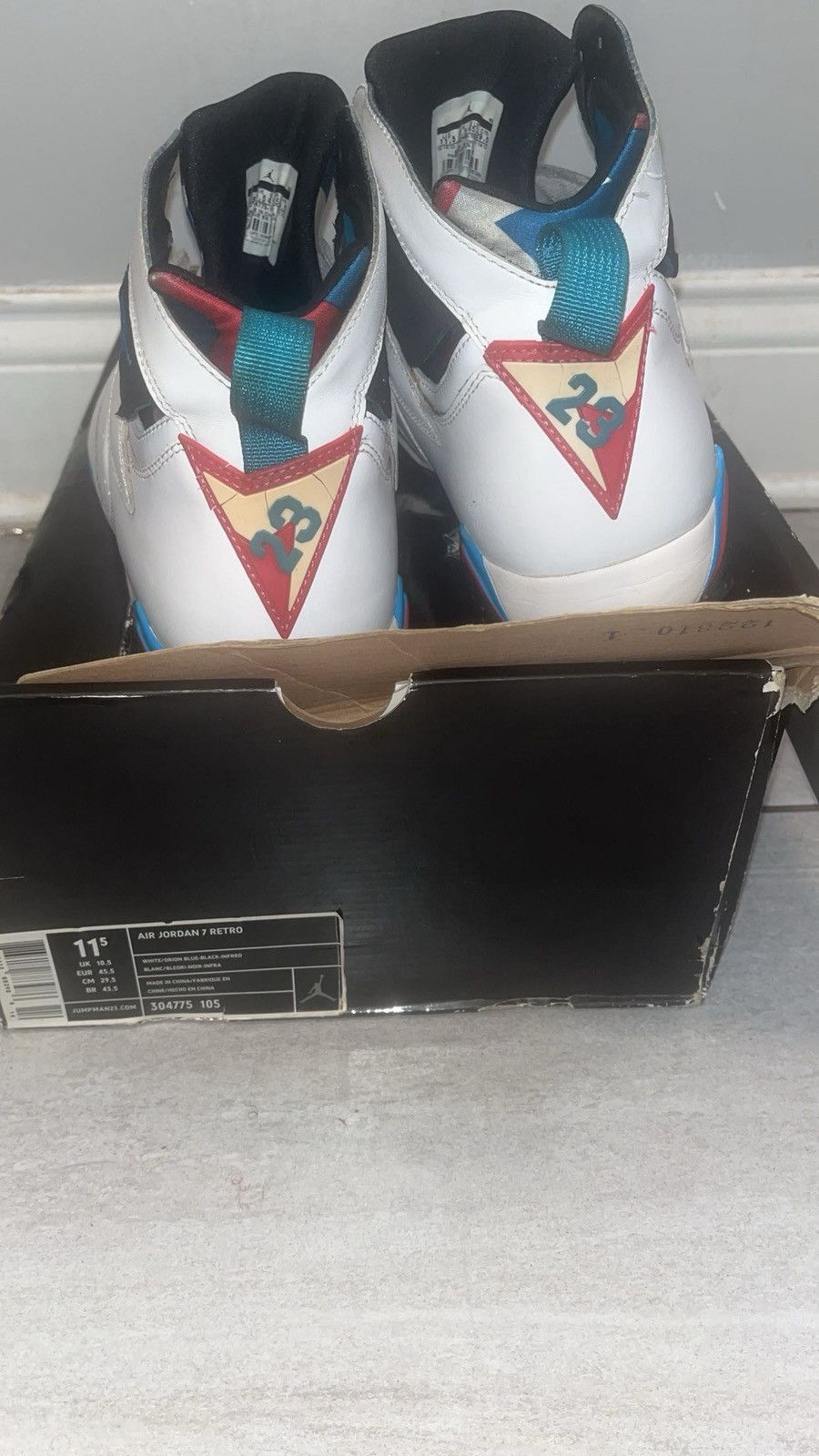 Jordan Brand Orions Retro Air Jordan 7 Size US 11.5 / EU 44-45 - 8 Thumbnail
