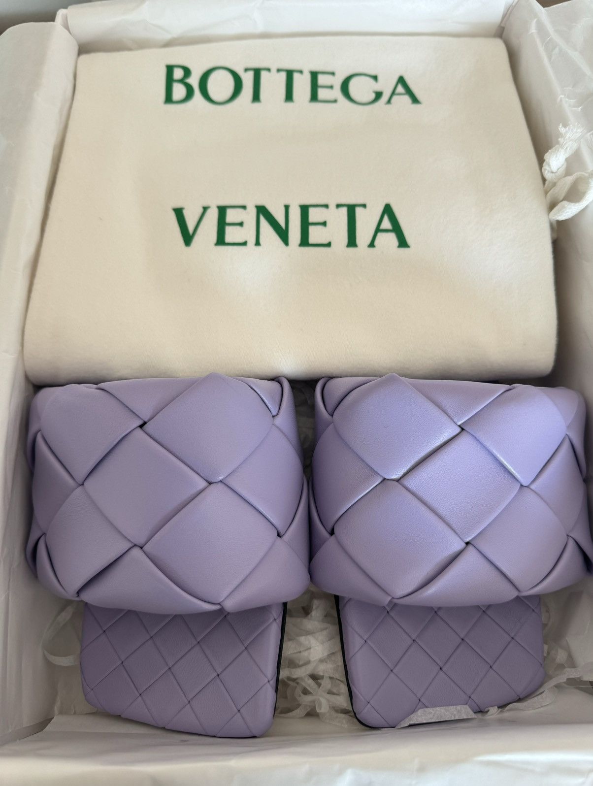 Bottega Venetta Intrecciato Lido Flat Sandals