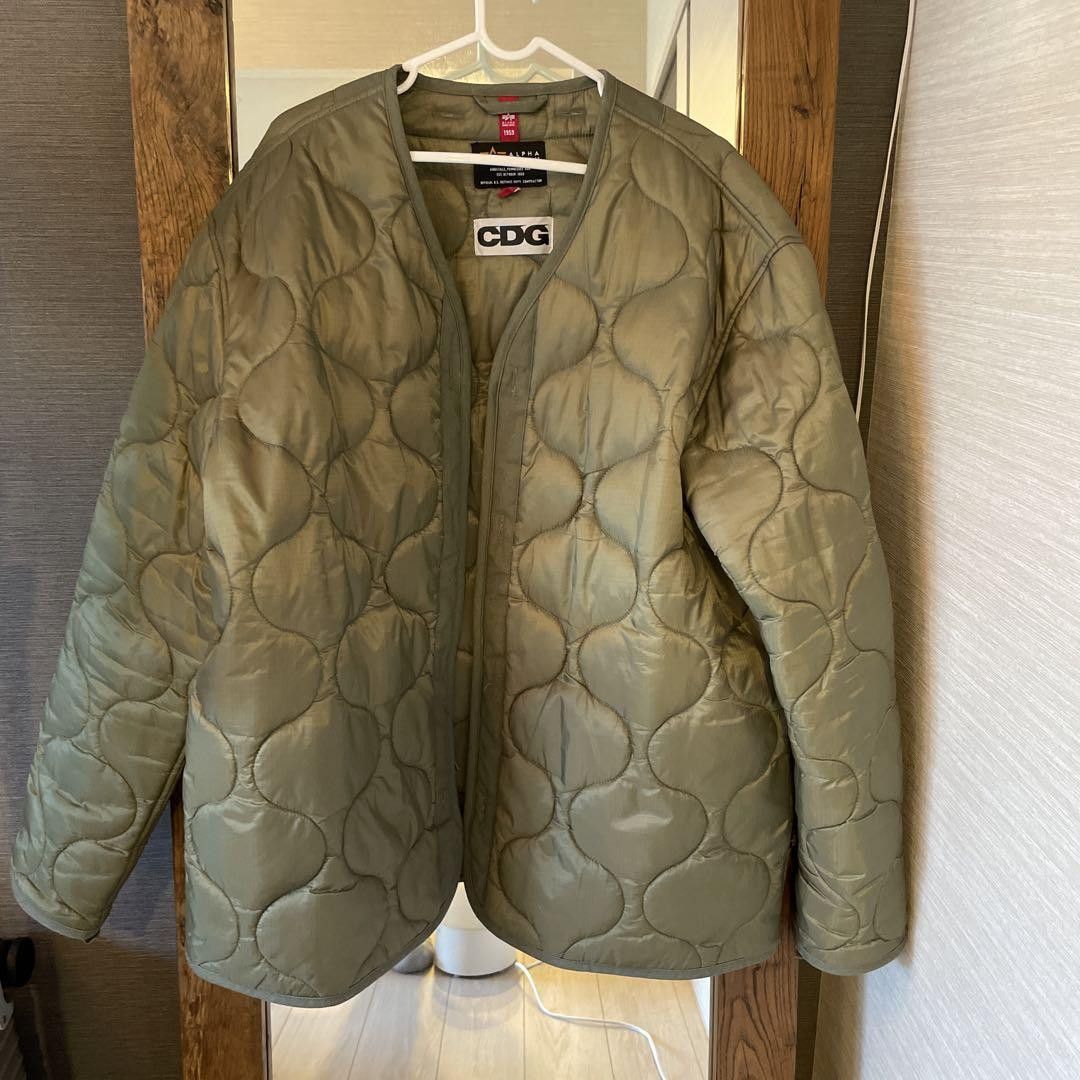 Yohji Yamamoto CDG Comme des Garçons x Alpha W name liner jacket Size US XL / EU 56 / 4 - 2 Thumbnail