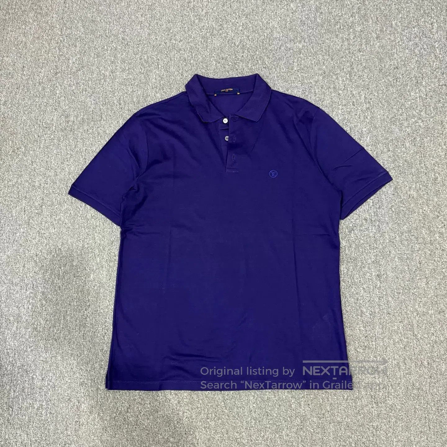 Louis Vuitton Blue Short-Sleeve Polo Shirt XL. Size US XL / EU 56 / 4 - 1 Thumbnail