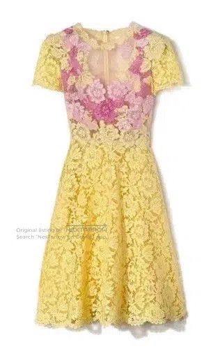 Valentino Valentino Reworked lace dress Size S / US 4 / IT 40 - 3 Thumbnail