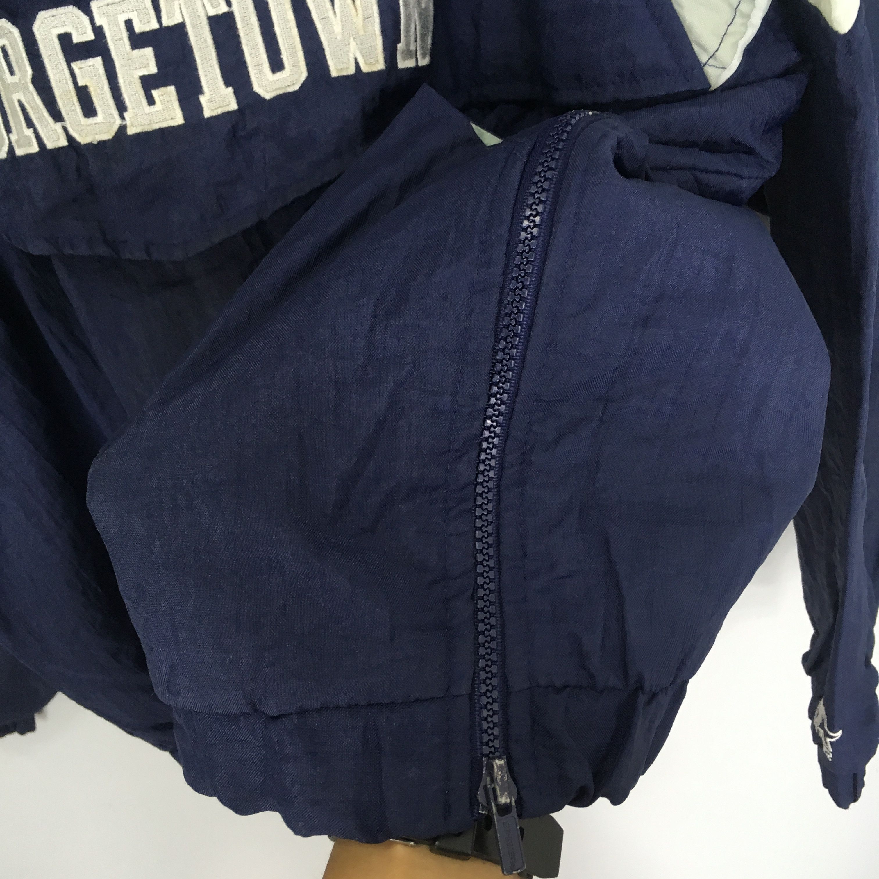 Starter Vintage 90s Georgetown Hoyas Ncaa Hoyas Bulldogs Bomber Size US XL / EU 56 / 4 - 12 Thumbnail