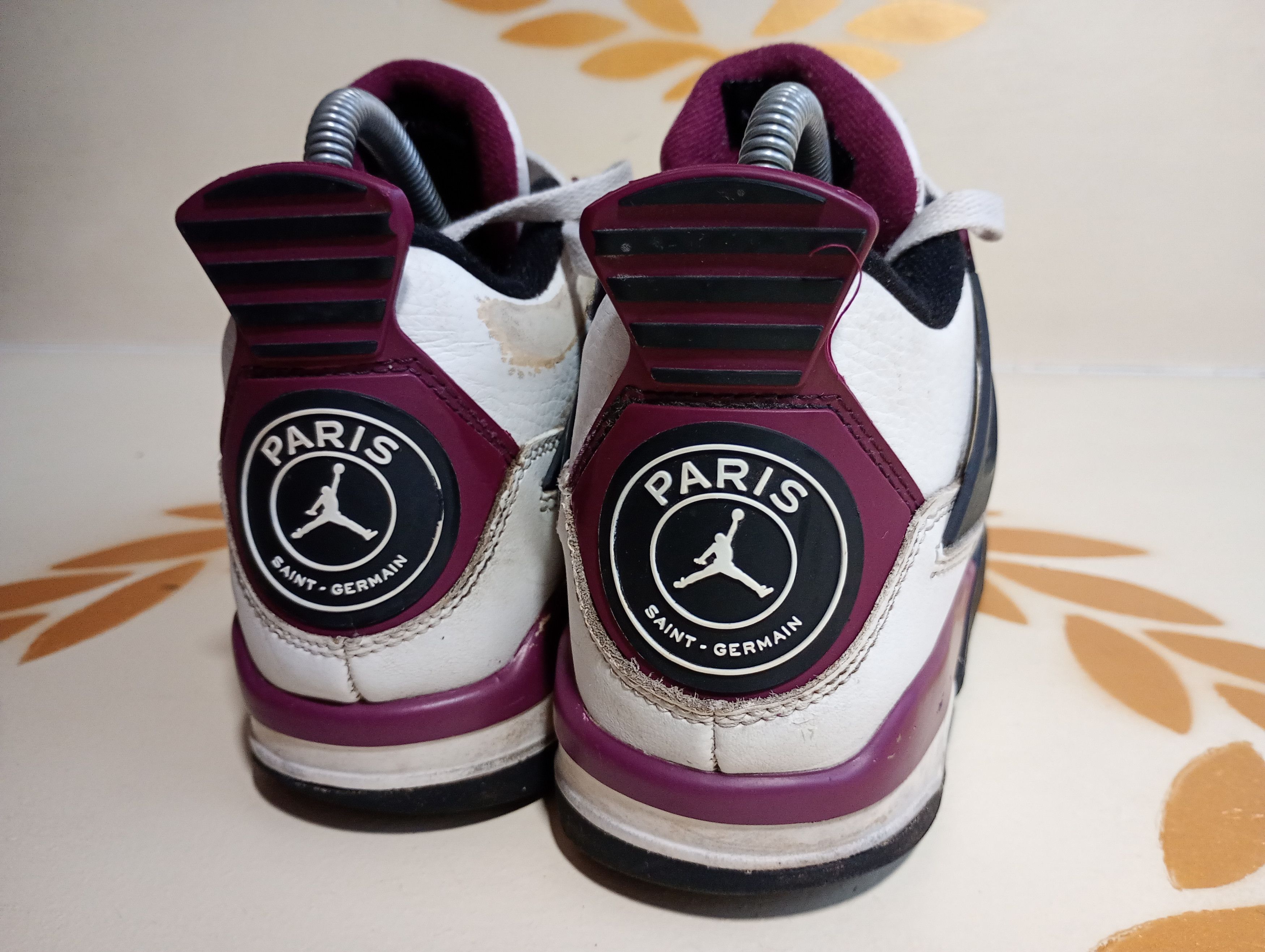 Jordan Brand Nike Air Jordan 4 Retro X Paris Saint Germain Sneakers Size US 7.5 / IT 37.5 - 12 Thumbnail