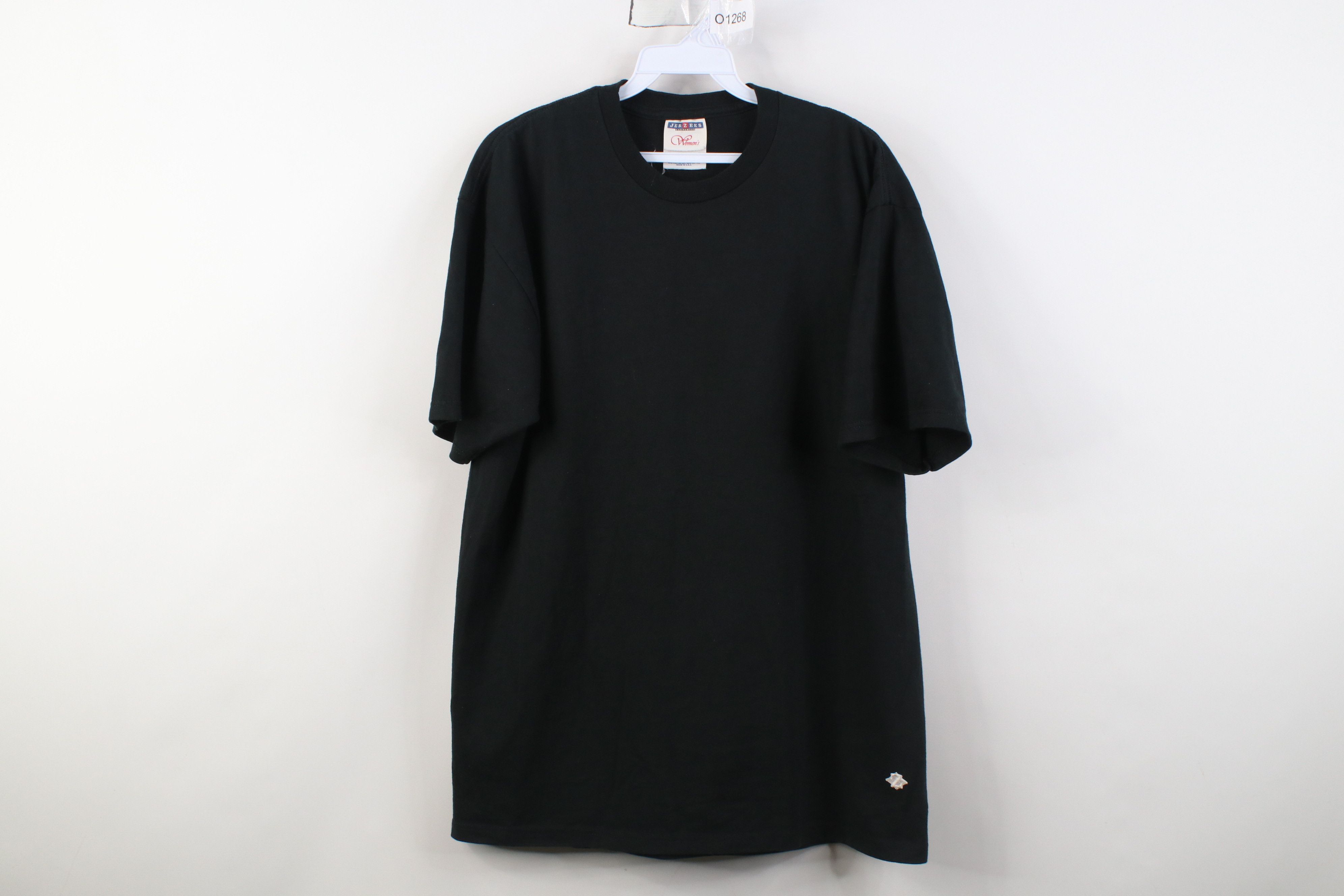 Vintage Vintage 90s Streetwear Blank Short Sleeve T-Shirt Black USA Size M / US 6-8 / IT 42-44 - 1 Thumbnail