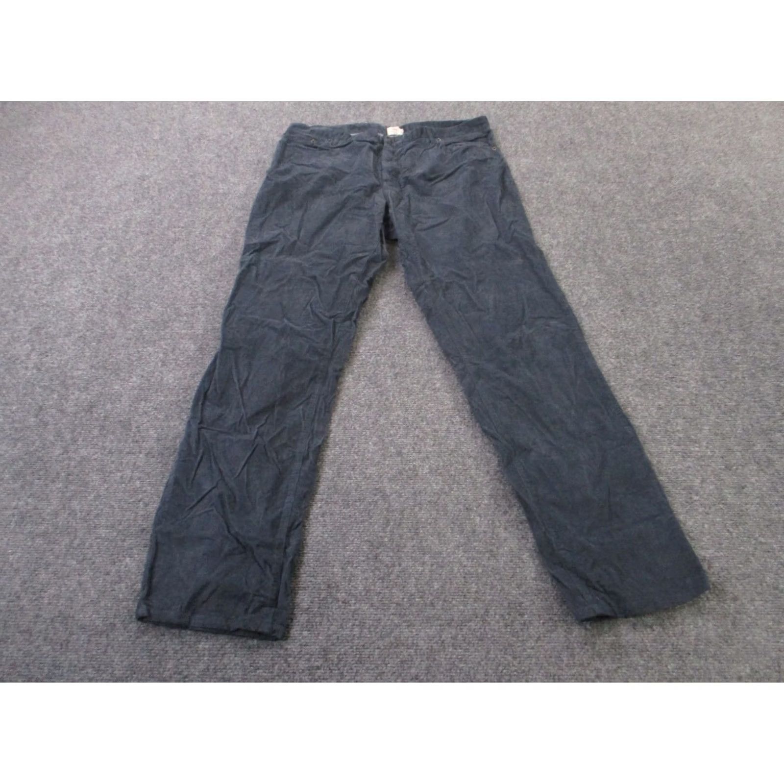 Faherty Faherty Pants Mens 38 Gray Chino Corduroy Stretch Preppy Golf Straight Business Size US 38 / EU 54 - 2 Thumbnail