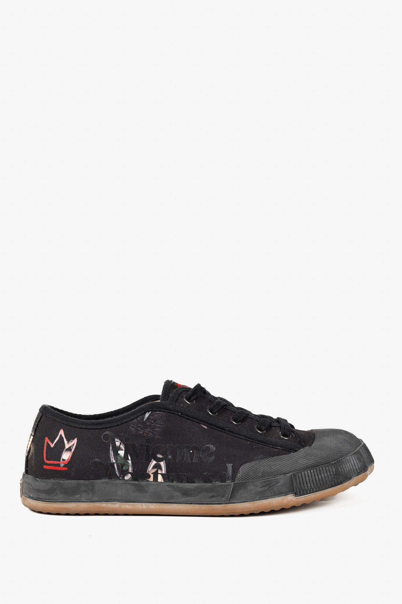 Vivienne Westwood Vivienne Westwood Black Canvas Jupiter Animal Toe Trainers Size US 8.5 / EU 41-42 - 1 Thumbnail