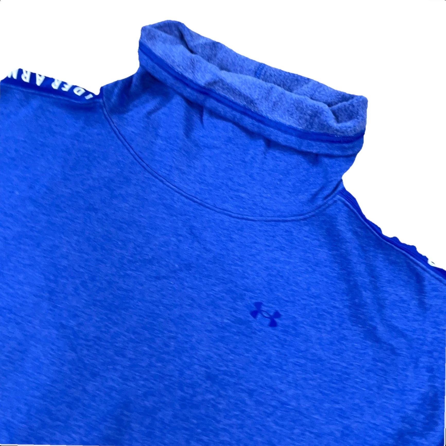 Under Armour Under Armour Sweatshirt Women M Blue Turtle Neck Logo Pullover Athletic Fleece Long Sleeve Shirt Activewear Casual Sports Modern Size M / US 6-8 / IT 42-44 - 4 Thumbnail