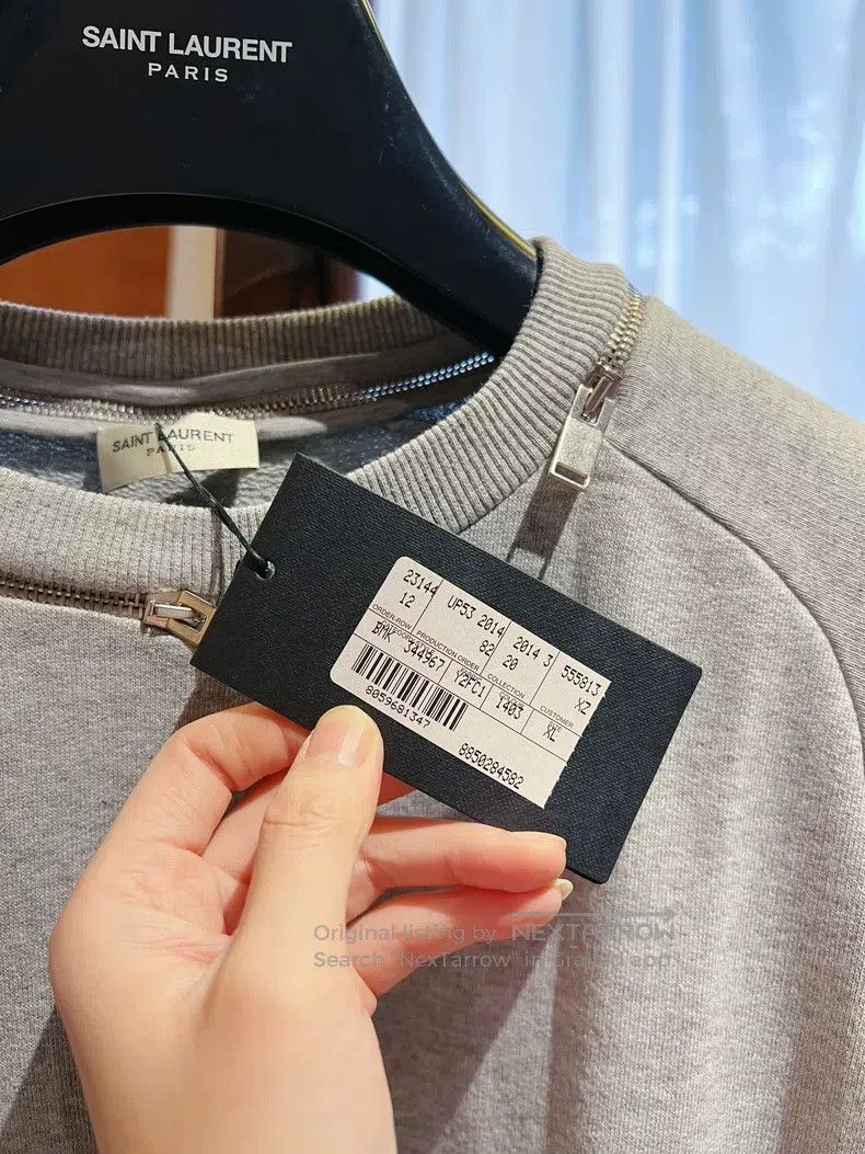 Saint Laurent Paris Saint Laurent Paris Sweatshirt Size US S / EU 44-46 / 1 - 7 Thumbnail